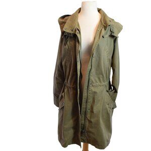 Banana Republic Olive Green Army Coat Utility Jacket